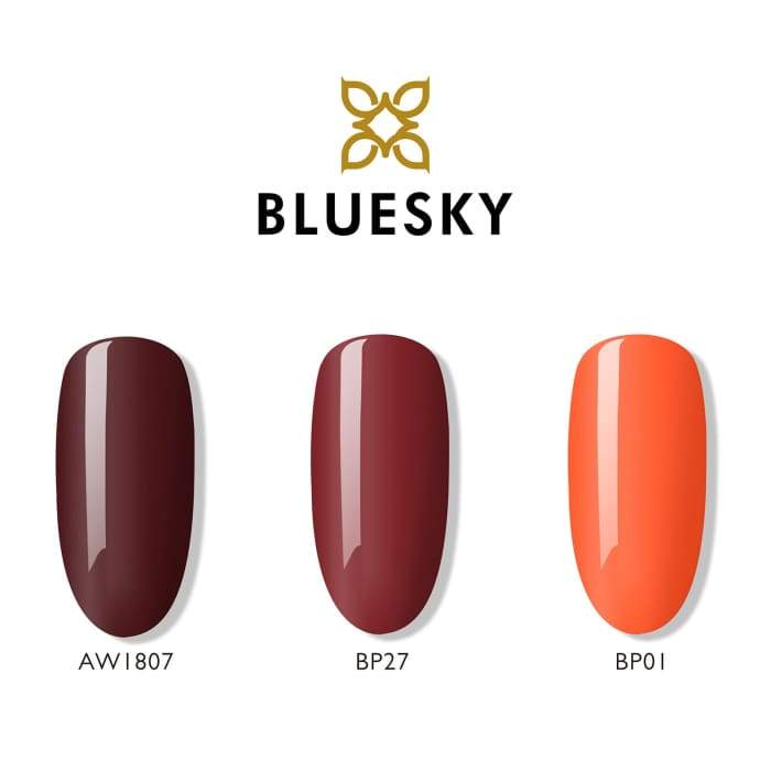 Minis gel nail polish set from Bluesky AUTUMN LEAVES